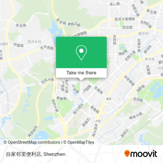 自家邻里便利店 map