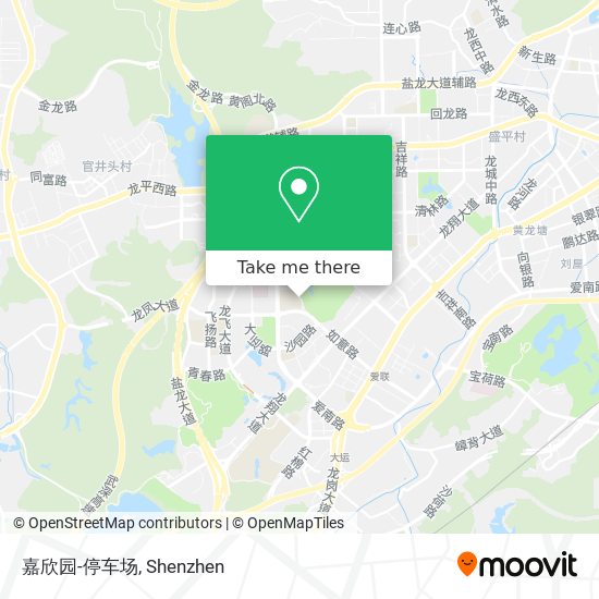 嘉欣园-停车场 map