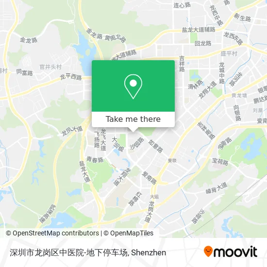 深圳市龙岗区中医院-地下停车场 map