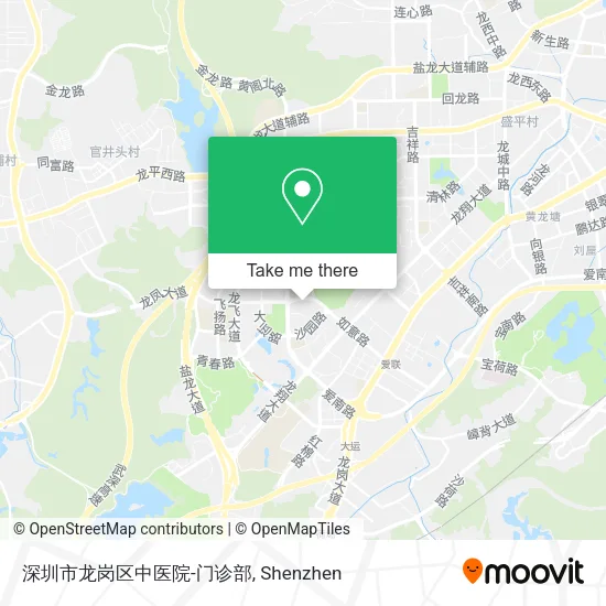 深圳市龙岗区中医院-门诊部 map