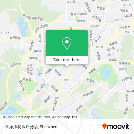 喜洋洋花园坪分店 map