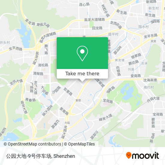 公园大地-9号停车场 map