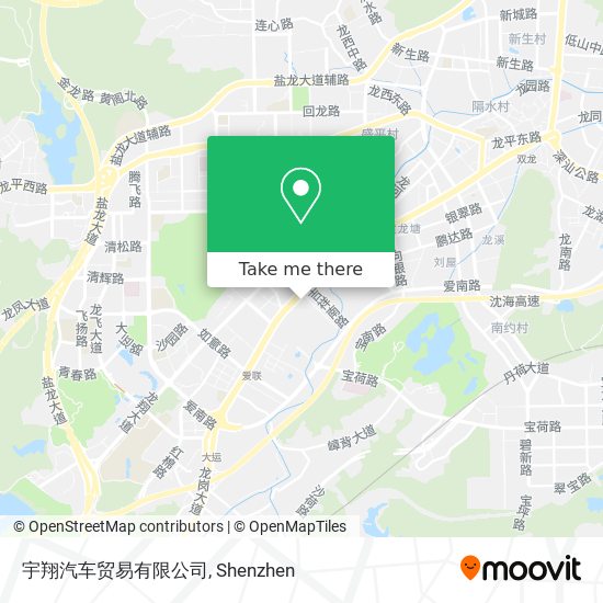 宇翔汽车贸易有限公司 map