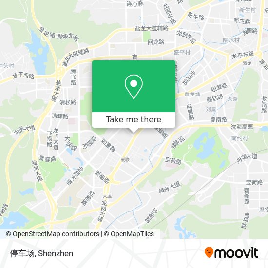 停车场 map