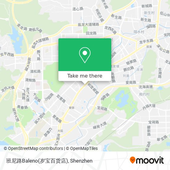 班尼路Baleno(岁宝百货店) map