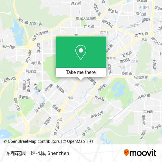 东都花园一区-4栋 map