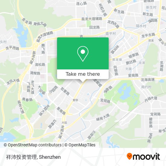 祥沛投资管理 map