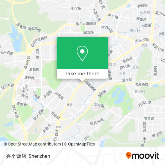 兴平饭店 map
