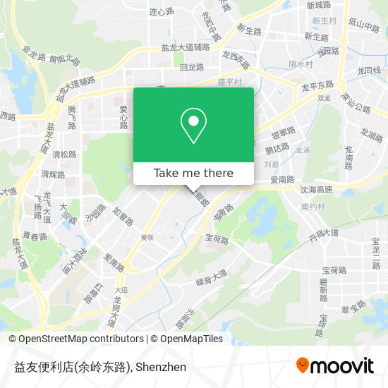 益友便利店(余岭东路) map