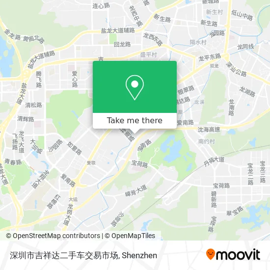 深圳市吉祥达二手车交易市场 map