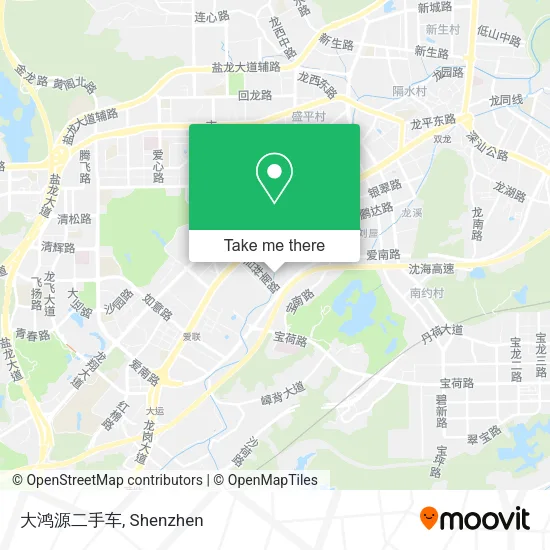 大鸿源二手车 map