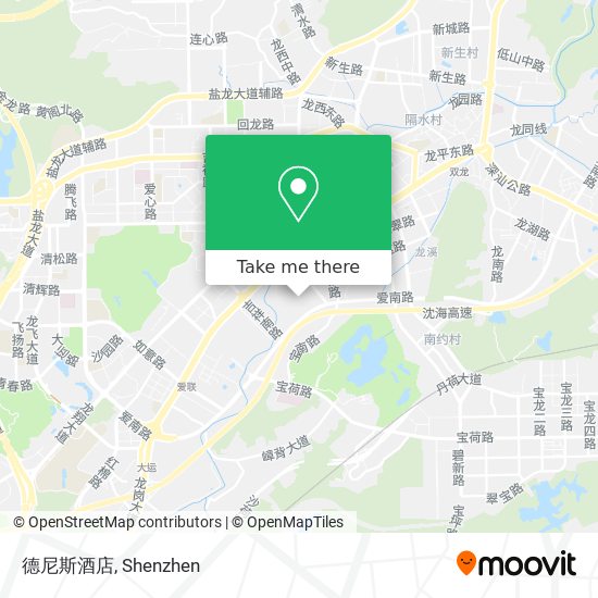 德尼斯酒店 map