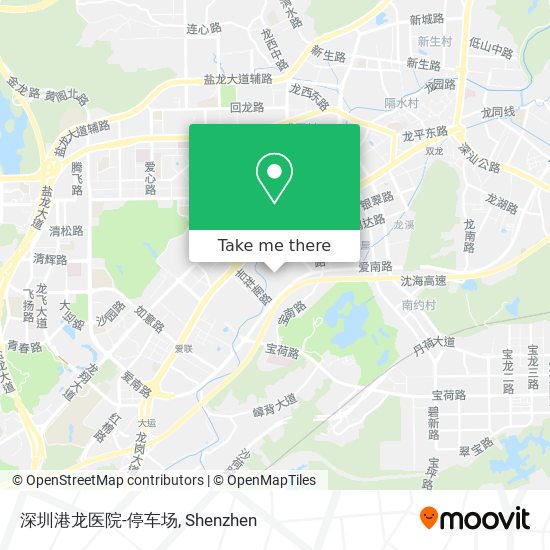 深圳港龙医院-停车场 map