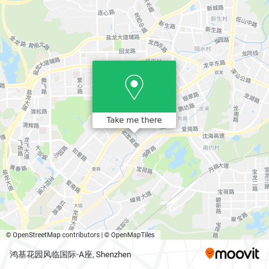 鸿基花园风临国际-A座 map
