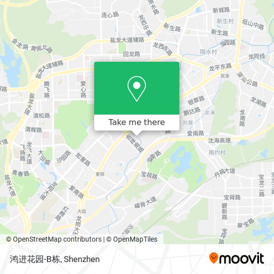 鸿进花园-B栋 map