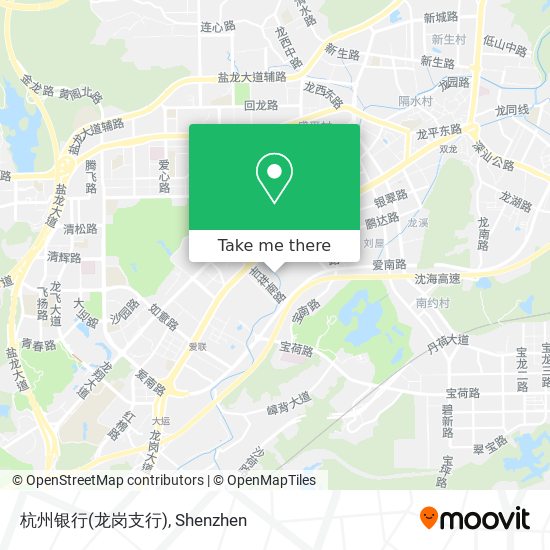杭州银行(龙岗支行) map