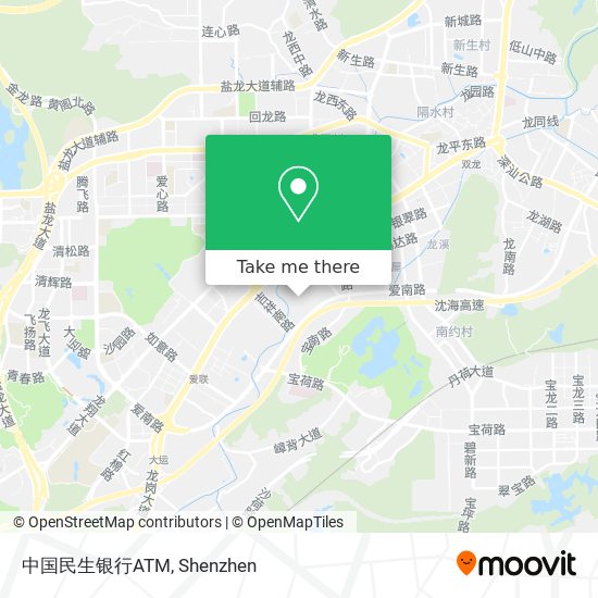 中国民生银行ATM map