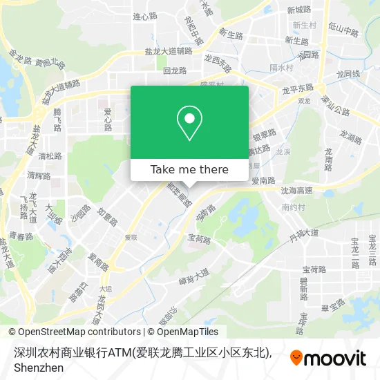 深圳农村商业银行ATM(爱联龙腾工业区小区东北) map
