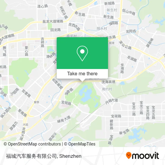 福城汽车服务有限公司 map