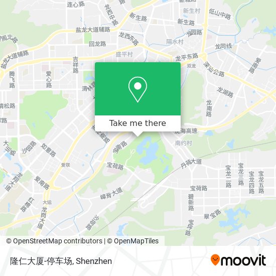 隆仁大厦-停车场 map