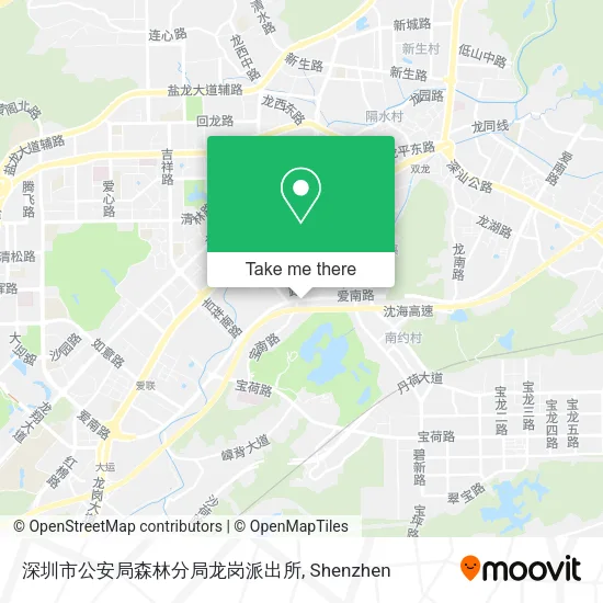 深圳市公安局森林分局龙岗派出所 map