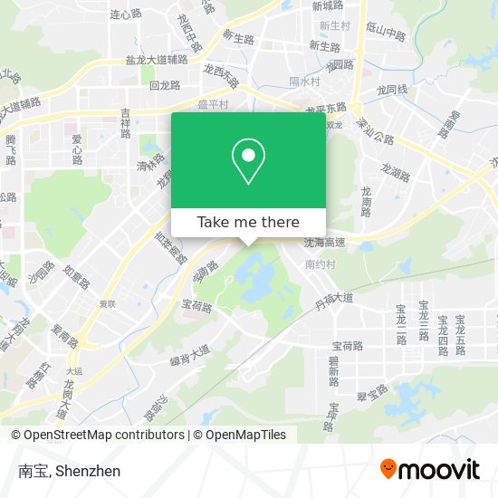 南宝 map