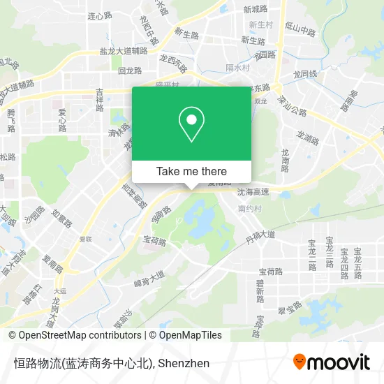 恒路物流(蓝涛商务中心北) map