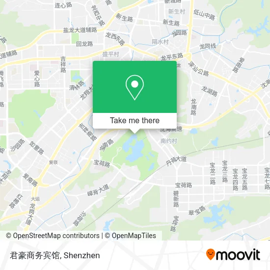 君豪商务宾馆 map