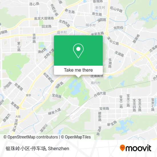 银珠岭小区-停车场 map