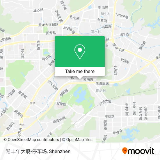 迎丰年大厦-停车场 map