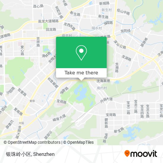 银珠岭小区 map