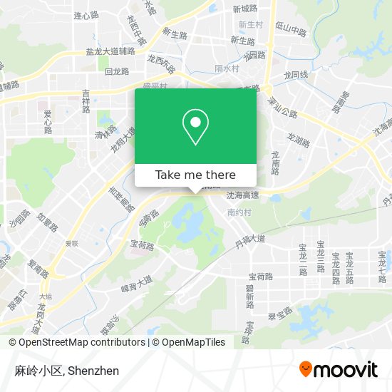 麻岭小区 map