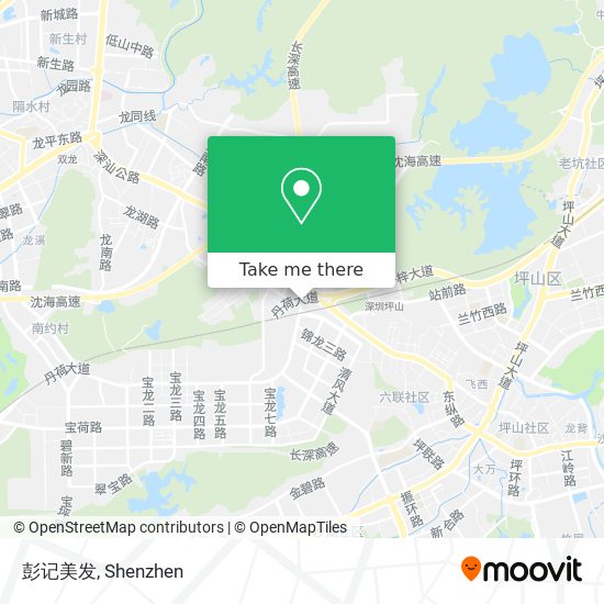 彭记美发 map