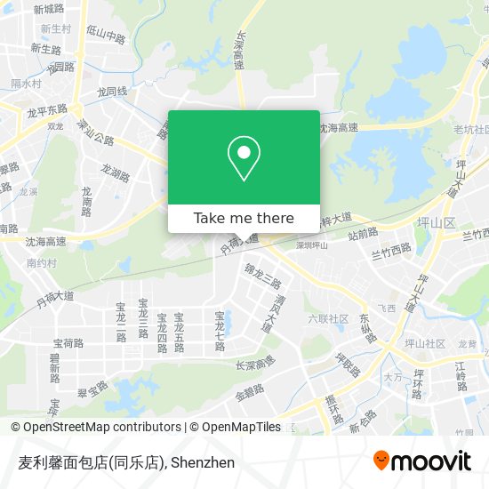 麦利馨面包店(同乐店) map