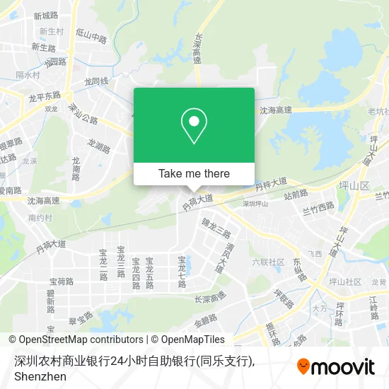 深圳农村商业银行24小时自助银行(同乐支行) map
