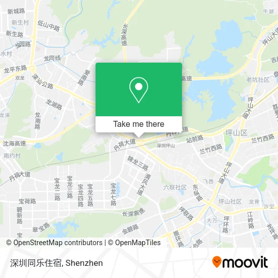 深圳同乐住宿 map