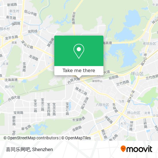 喜同乐网吧 map