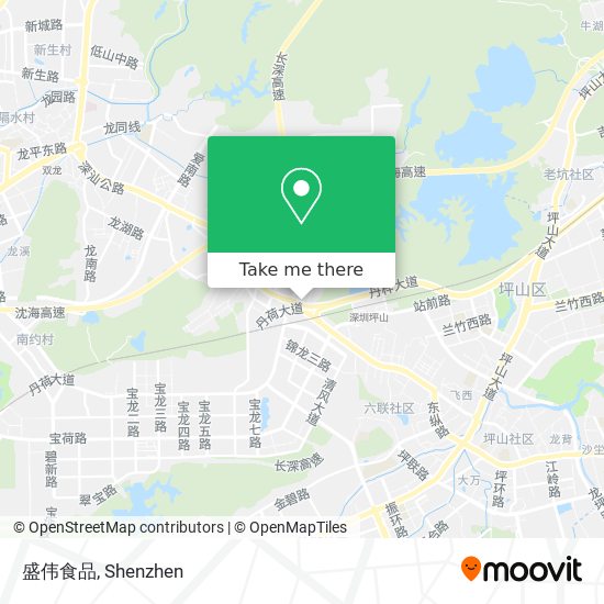 盛伟食品 map