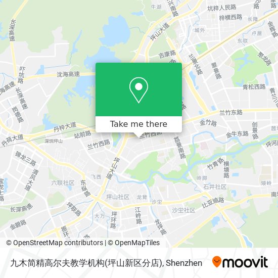 九木简精高尔夫教学机构(坪山新区分店) map