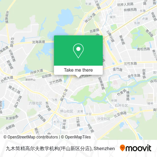 九木简精高尔夫教学机构(坪山新区分店) map