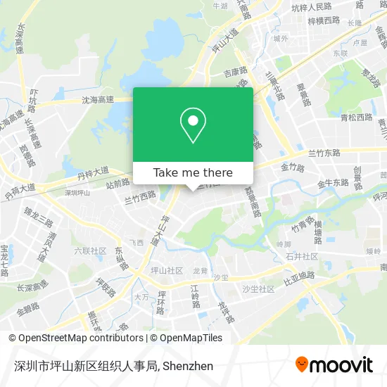 深圳市坪山新区组织人事局 map