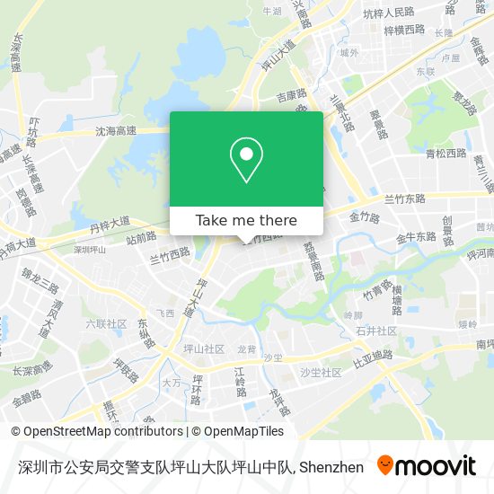 深圳市公安局交警支队坪山大队坪山中队 map