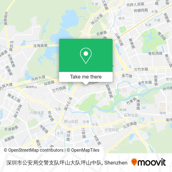 深圳市公安局交警支队坪山大队坪山中队 map