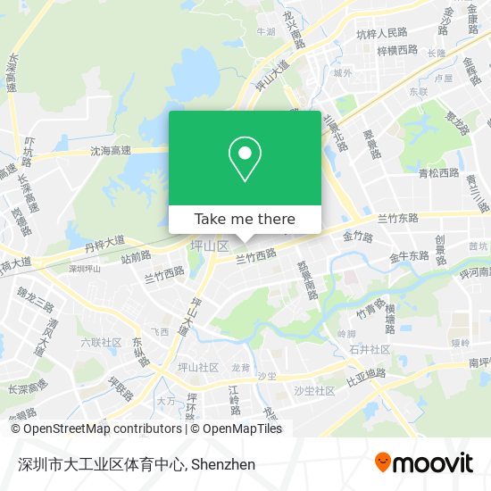 深圳市大工业区体育中心 map