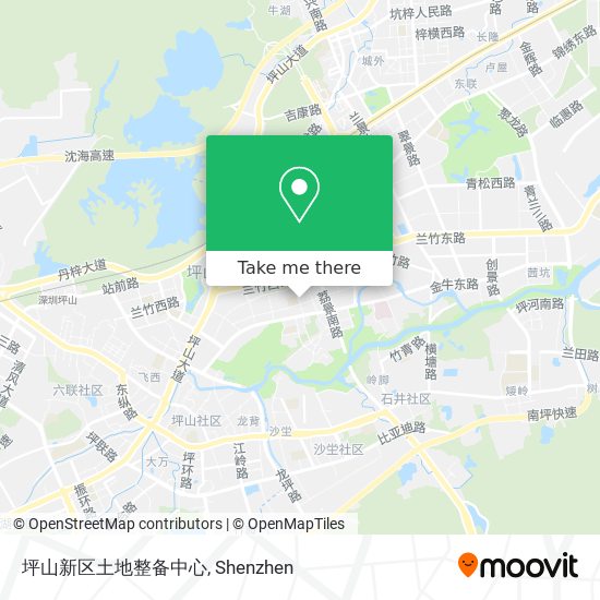 坪山新区土地整备中心 map