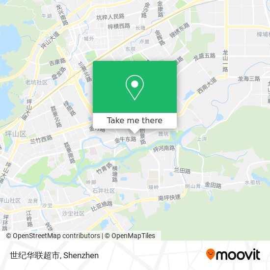 世纪华联超市 map