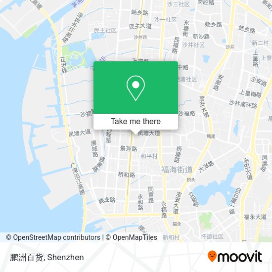 鹏洲百货 map