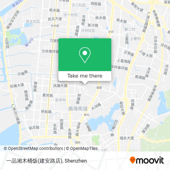 一品湘木桶饭(建安路店) map