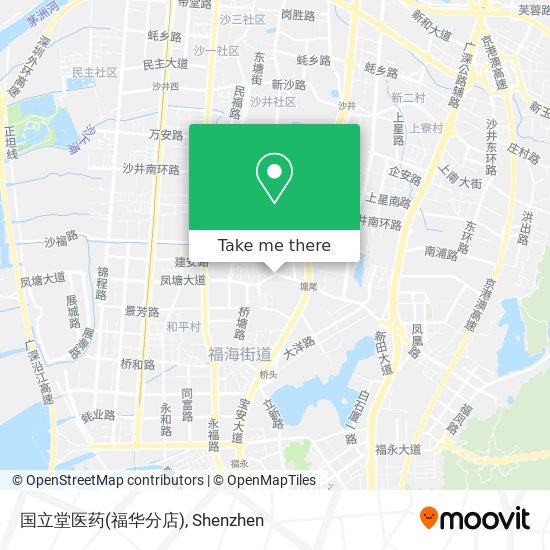 国立堂医药(福华分店) map