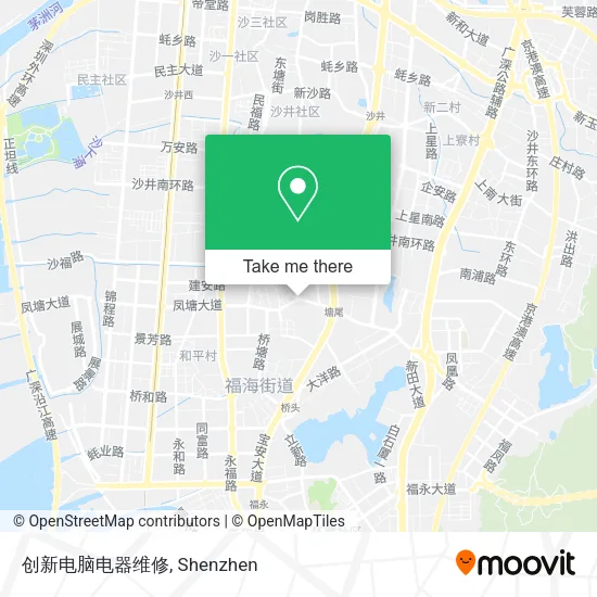 创新电脑电器维修 map